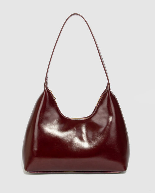 Bolso Hombro Burdeos - Yina Studio