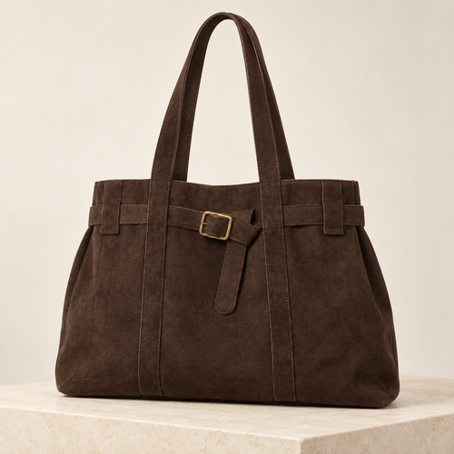 Bolso Ante Chocolate - Yina Studio