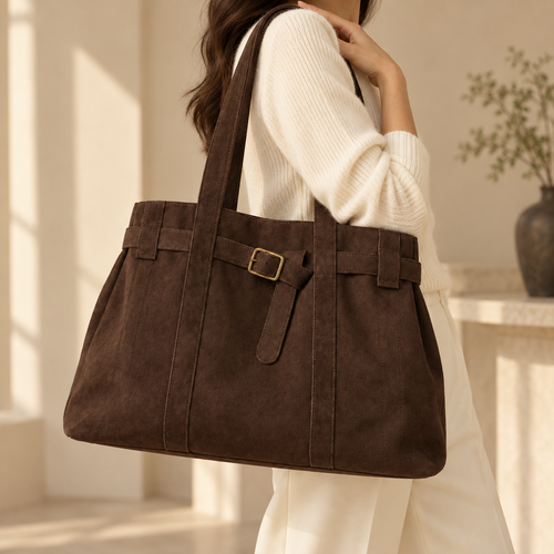Bolso Ante Chocolate