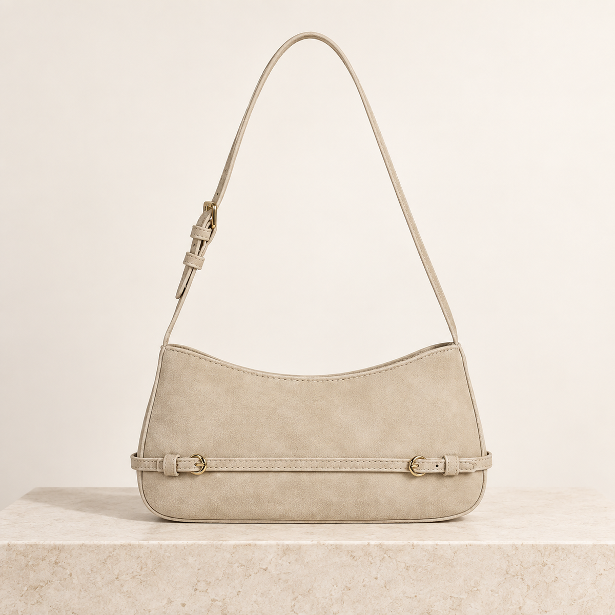 Bolso Ante Beige - Yina Studio