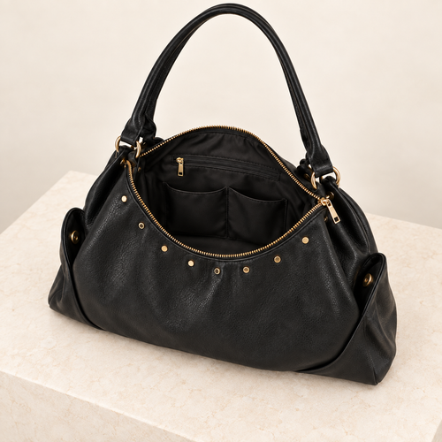 Bolso Texturizado Negro