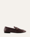 Mocasín Piel Burdeos - Yina Studio