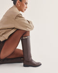 Bota Piel Chocolate - Yina Studio