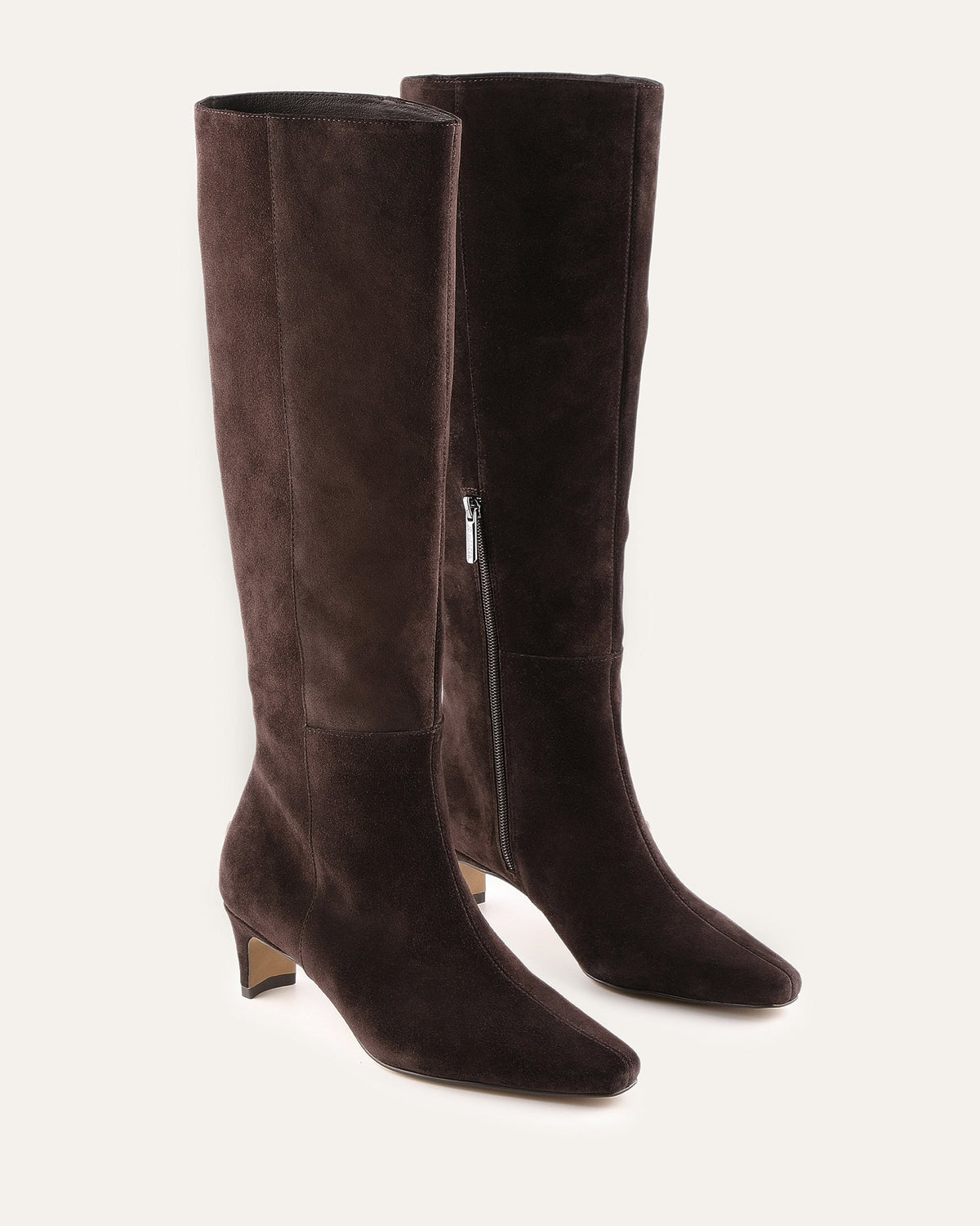 SOPHIE KNEE BOOTS BITTER CHOC SUEDE