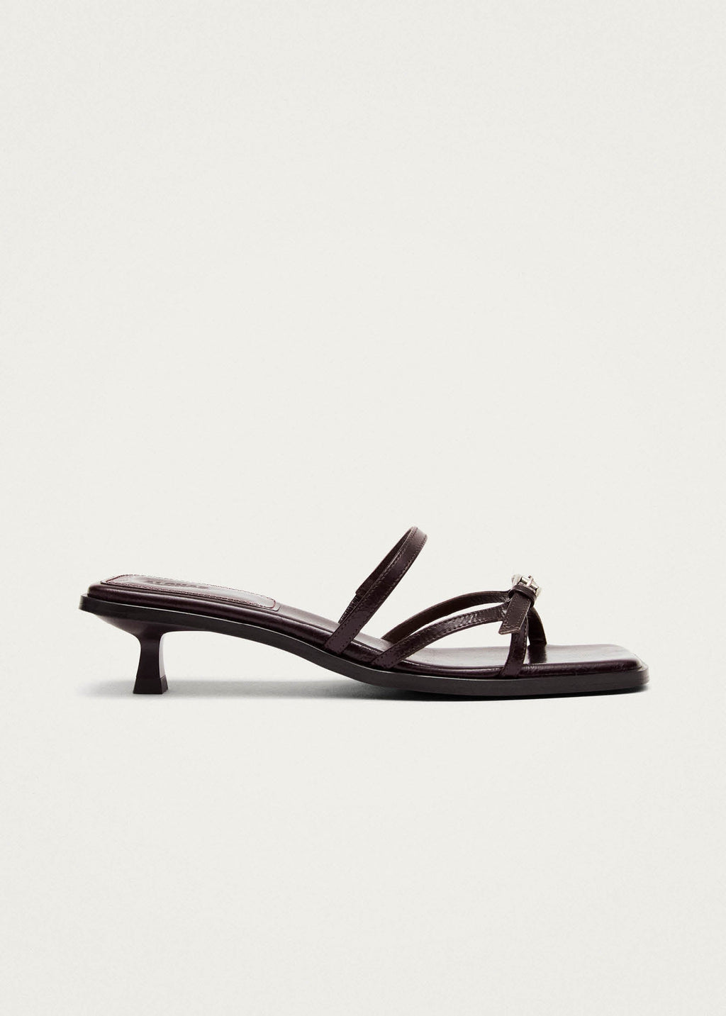 Sandalia Piel Marrón - Yina Studio