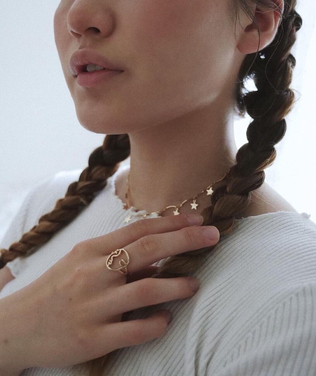 Star Choker Necklace Necklaces En Route Jewelry 